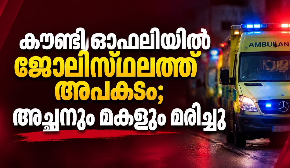 കൗണ്ടി ഓഫലിയിൽ ജോലിസ്ഥലത്ത് അപകടം; അച്ഛനും മകളും മരിച്ചു